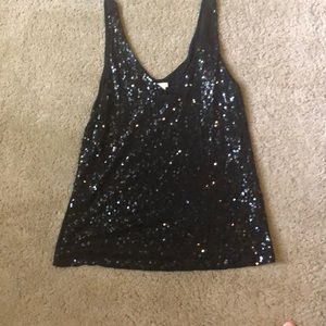Sequined tank